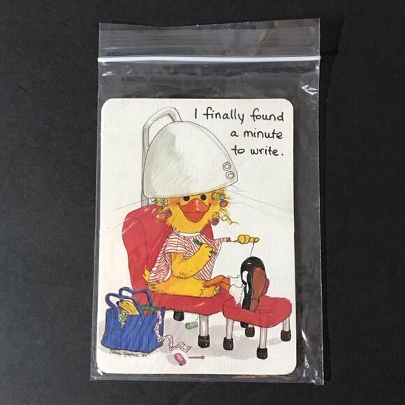 Suzy Spafford ‘85 Witzy Postcard Suzy Ducken Beauty Shop Salon (8 Cards) - Picture 11 of 11